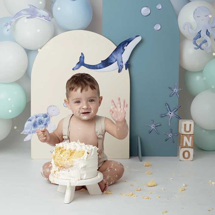 fotografía infantil Smash Cake